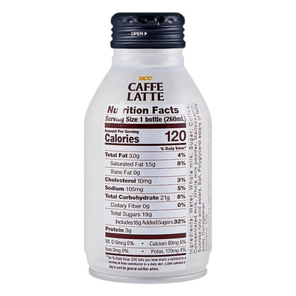 UCC Rich and Creamy Caffe Latte, Coffee with Milk, 8.79 Fl Oz
