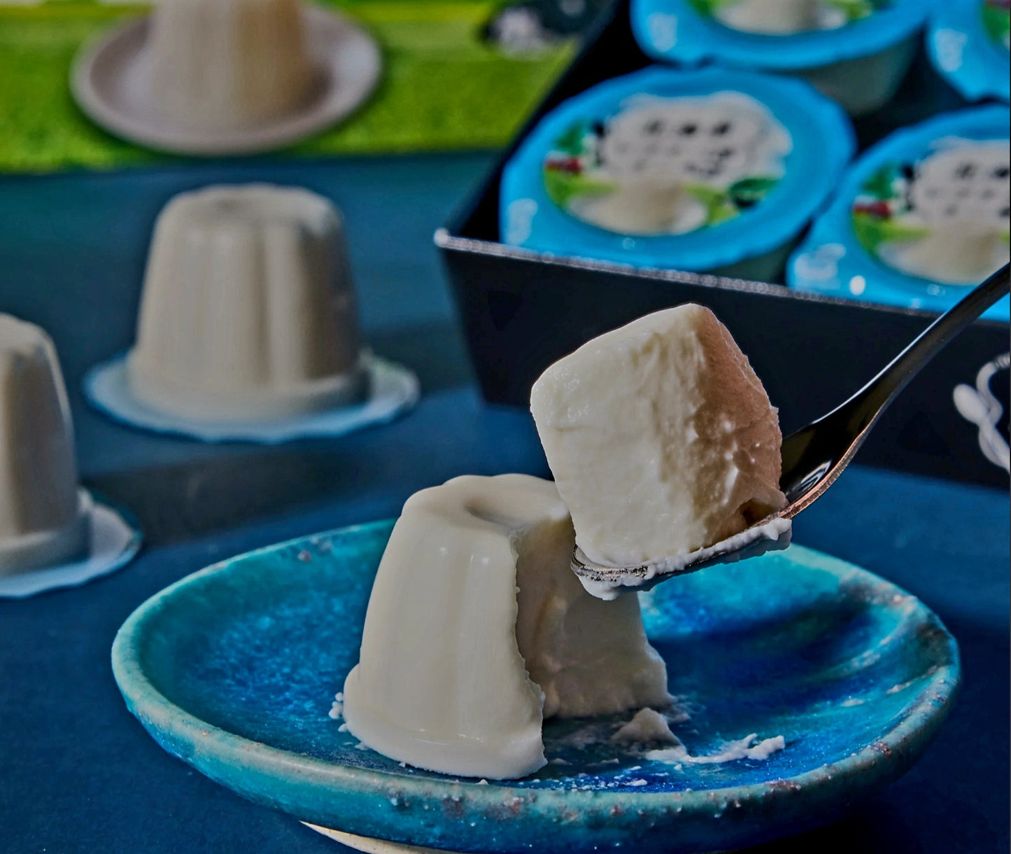 Hokushin Hokkaido Japanese Mini Rare Cheesecake Pudding (8 pieces) 5.93oz