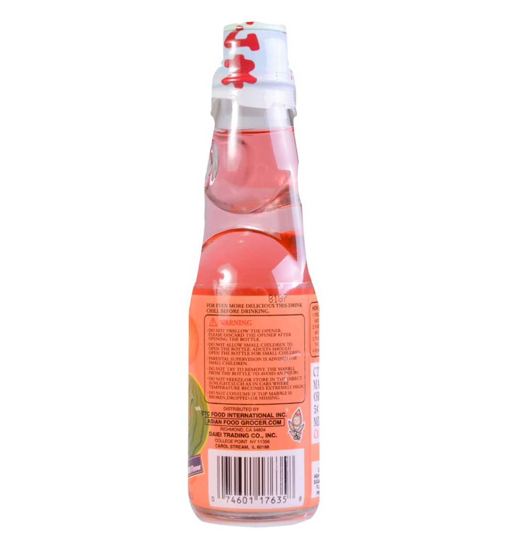 Japanese Watermelon Marble Ramune Soda 6.76 fl oz