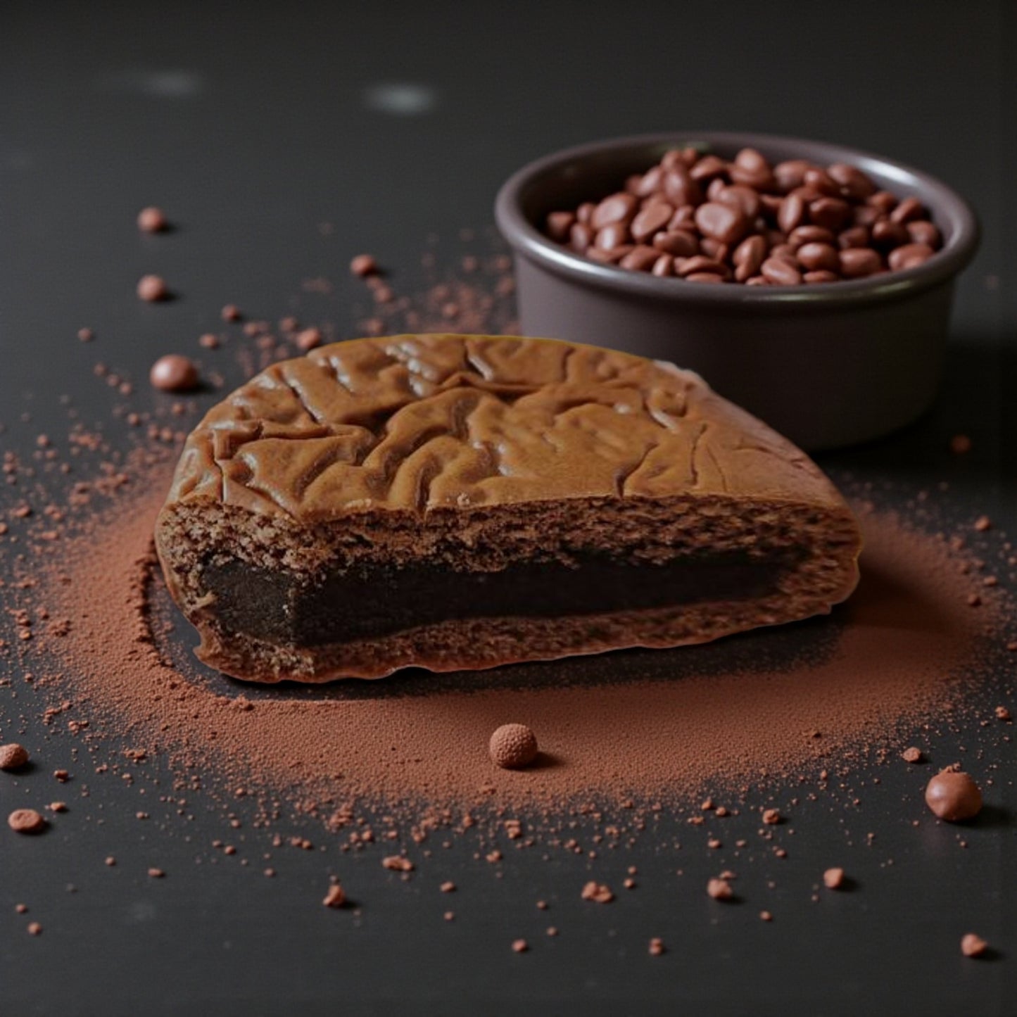 Honma Tsukisamu Chocolate Anpan, Sweet Bean Paste Pastry, 5 pieces ( 5 x 65g)