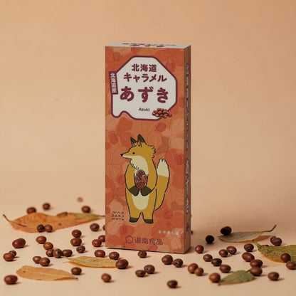 Dounan Hokkaido Japanese Azuki (Red Bean) Caramel Candy  18 Pieces(72g)