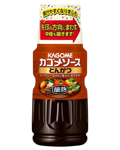 Kagome Tonkatsu Sauce - Authentic Japanese Condiment - Rich, Sweet, & Tangy Cooking Sauce - Premium Gourmet Sauces From Japan - For Vegetables, Fried Foods, Marinades