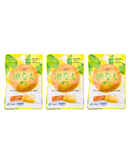 Kaneka Japanese Premium Gummy Candies- Apple Pear Gummy 1.4 oz /40g ( Pack of 3)