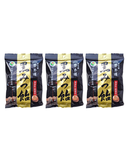 Eitaro | Japan | Kuro Mitsu Ame Candy - 3.8 oz (108g) x 3 Packs