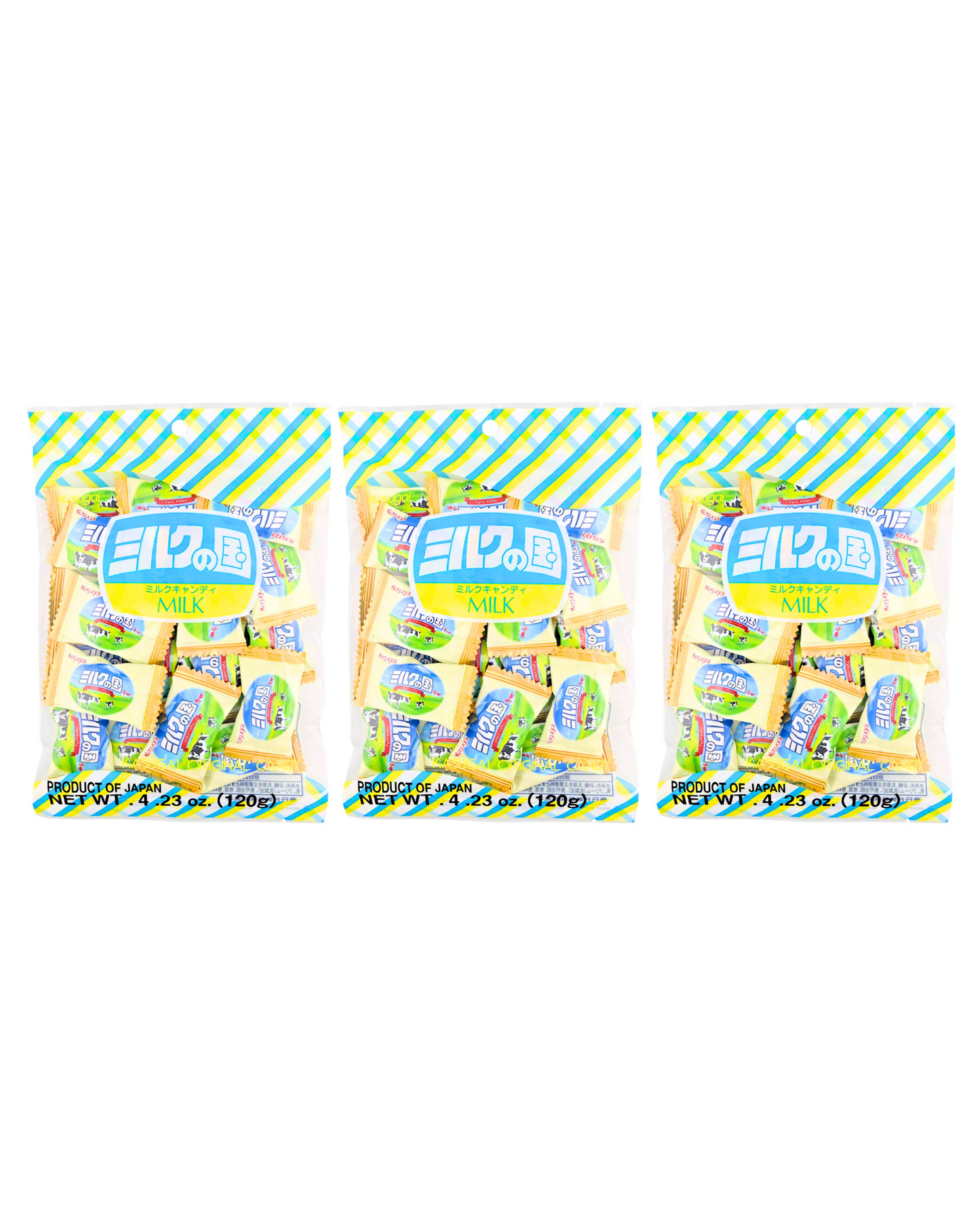 Kasugai Milk No Kuni Candy 4.23Oz (3 Packs) - Japan