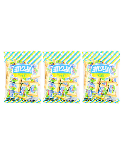 Kasugai Milk No Kuni Candy 4.23Oz (3 Packs) - Japan