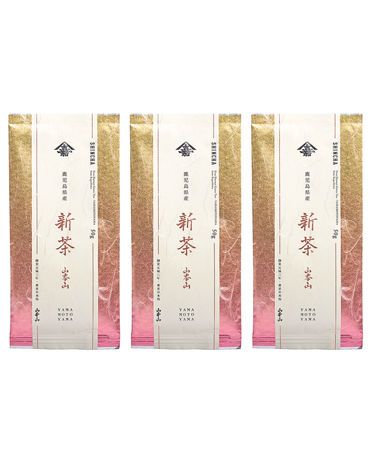 Yamamotoyama Shincha First Harvest Loose leaf Green Tea Pack of Three(3) 1.8 oz