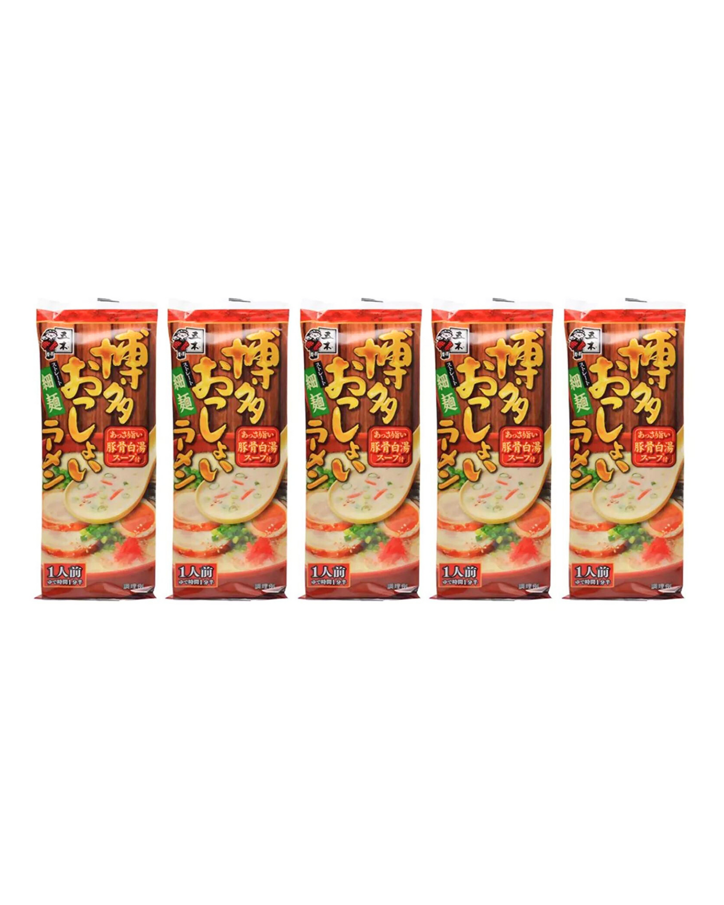 ITSUKI-Japan Hakata Osshoi Tonkotsu Ramen 5 packs(3.6oz x 5) Instant Noodles