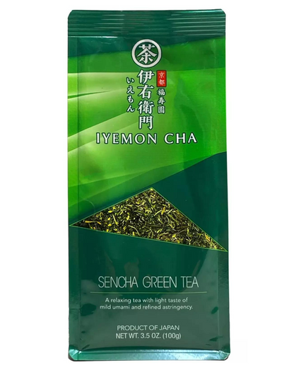 IYEMON Cha Premium Japanese Tea 3.5oz (100g) Green Tea Sencha.