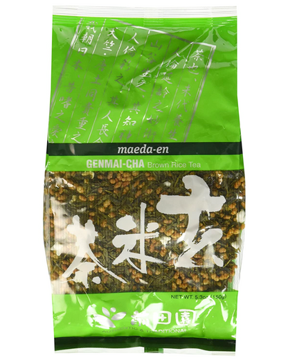 Japanese Maeda-En Genmai-cha Roasted Rice Green Tea 5.3 oz (150g)