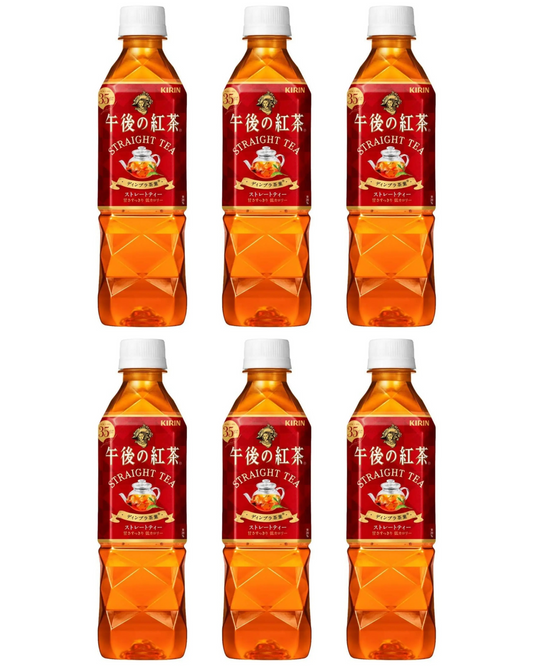 Kirin Afternoon Tea Straight Tea 16.9 fl.oz. (500ml)PET bottle (Pack of 6)