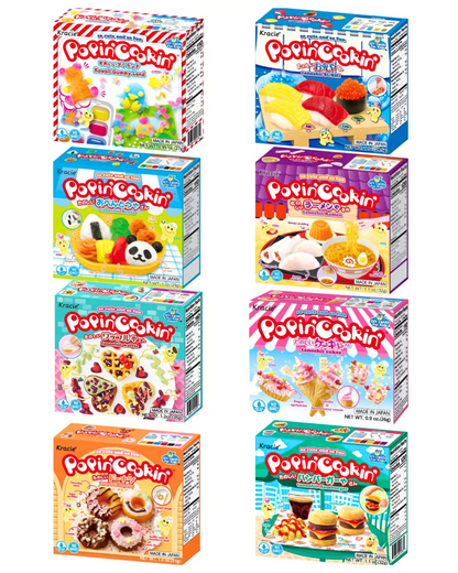 Kracie Popin Cookin DIY Candy Making Kit Multi-Pack Bundle (Pack of 8) - Japan