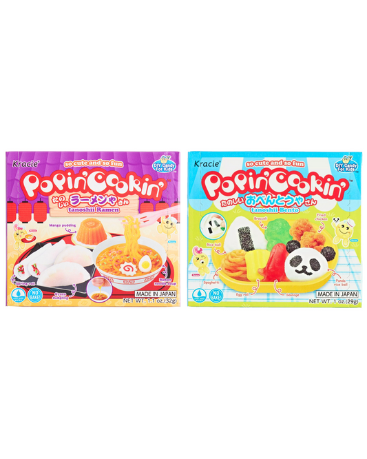 Kracie Popin Cookin-Tanoshii Ramen & Bento (2 Pack) Japanese Candy