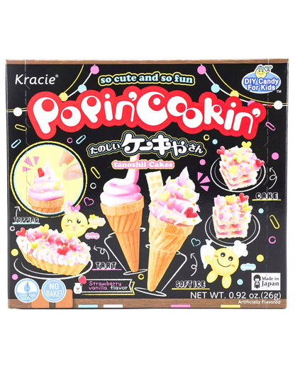 Popin' Cookin' DIY Candy Kit (3 Pack Variety) - Tanoshii Cakes, Sushi and Donuts