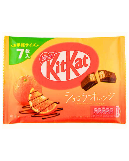 NESTLE Japanese KitKat Orange Chocolate Wafer 7pc - 81g