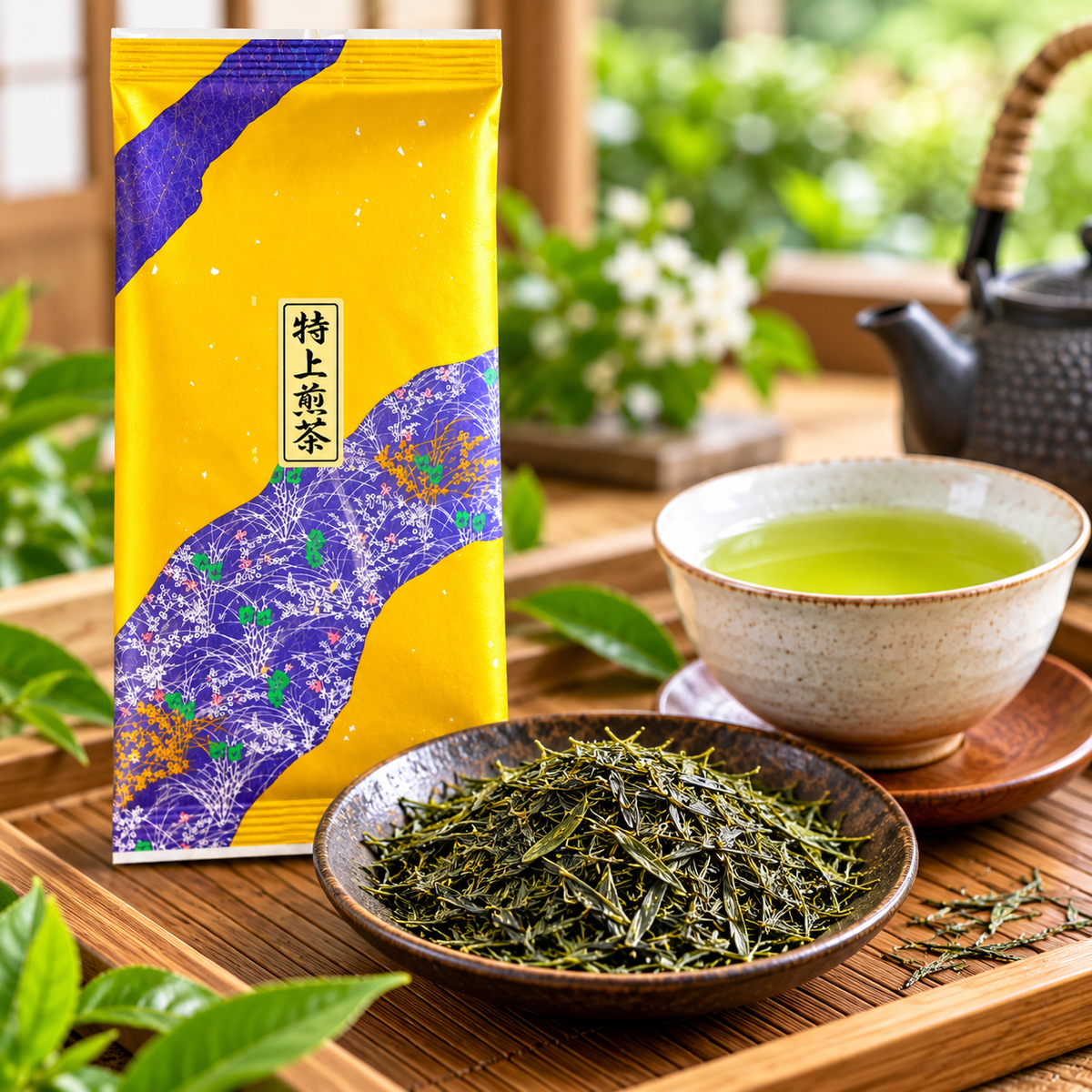 Tokujyo Sencha Gold Premium Japanese Loose Leaf Green Tea 100g -Product of Japan