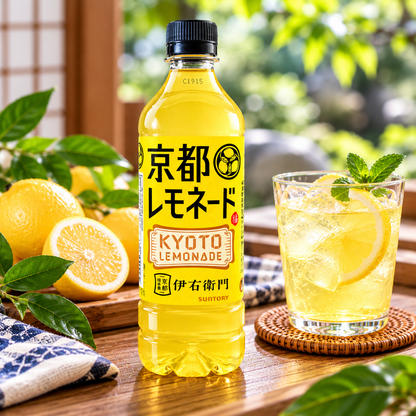 Suntory Iyemon Kyoto Lemonade / 京都レモネード  525ml - Japan