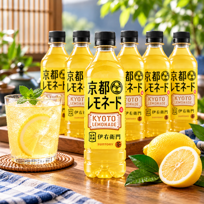 Suntory Iyemon Kyoto Lemonade / 京都レモネード  525ml - Japan