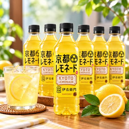 Suntory Iyemon Kyoto Lemonade / 京都レモネード  525ml - Japan